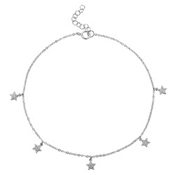 Tobillera Plata 22+3cm TOZ0010RHCZXX Star Circonitas