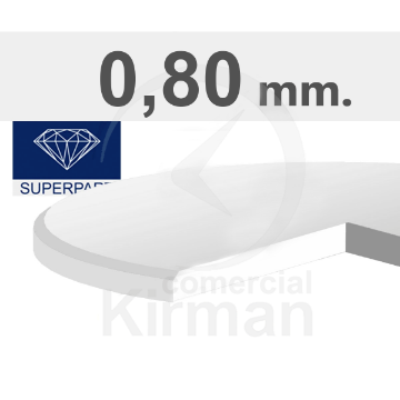 Cristal de Zafiro Plano 0.80 MM Nº 180
