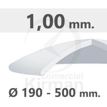 Cristal Mineral Bombé Grosor 1.00 mm