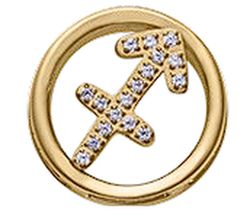 Abalorios Acero Dorado Viceroy 14271M01012S Sagitario Circonitas