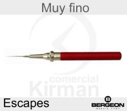 Aceitador Automático Bergeon Acero/Aluminio 52015 Rojo Para Escapes Punta Muy Fina