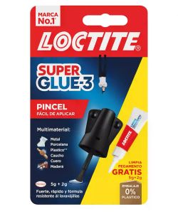 Adhesivo Instantáneo Loctite 041012 Super Glue-3 Pincel 5gr