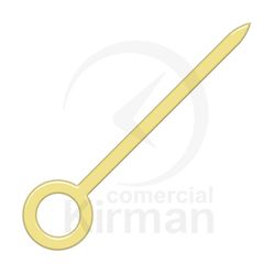 Aguja Reloj Metal Dorado 259113 Tipo Batón (H) Largo 8mm x 120mm Diámetro