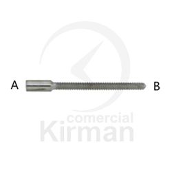 Alargador Tijas Metal 260001 A: 70mm B: 90mm L: 1150mm