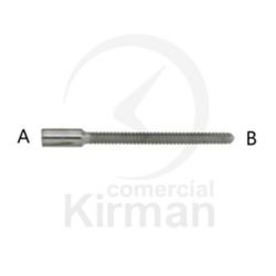 Alargador Tijas Metal 260380 A: 100mm B: 100mm L: 1200mm