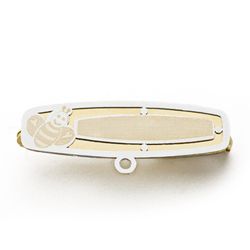 Alfiler Bebe Oro 18kts Bicolor Abeja 4674