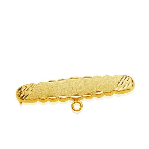 Pin's bébé en or 18 carats sculpté 13558