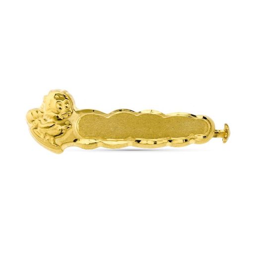 Pino de ouro 9kt 28x9mm 9K4608 Pintinho