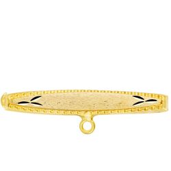 Alfiler Oro 9kts 30x5mm 9K13560 Tallado