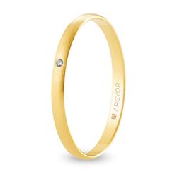 Alianza Oro 18kts Argyor-MRM 2,00mm (18)A20RS1D Diamante 0,01ct H-SI