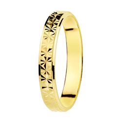 Alianza Oro 18kts Grabado Diamantado 24000520/32 3mm