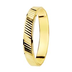 Alianza Oro 9kts Tallado 9K240526/30 3mm