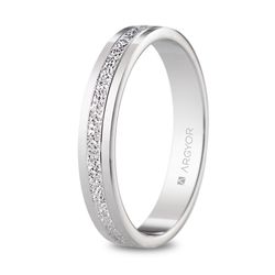 18kt White Gold Argyor-MRM 3.5mm (18)5B35533 Diamond Wedding Band