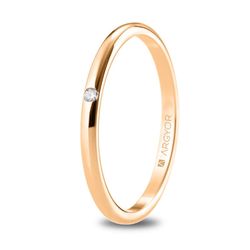 Alianza Oro Rosa 18kts Argyor-MRM 1,8mm (18)5R18529D Diamante 0,015ct