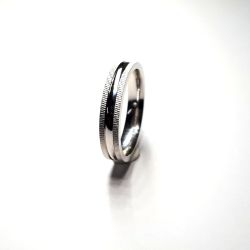 Alianza Plata Banda Lisa 4mm AP30/130