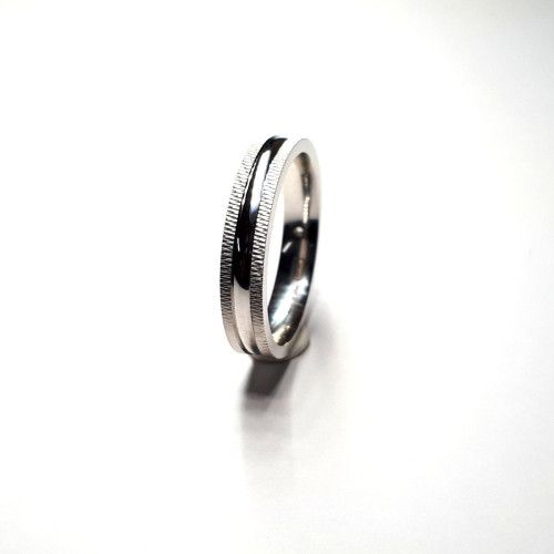 Alianza Plata Banda Lisa 4mm AP30/130
