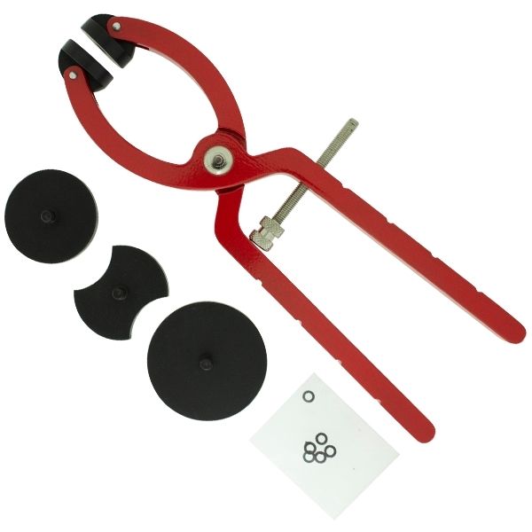 Alicate Acero 20141 (3) Unidades De Delrin (Plana, Cóncava y Universal) Para Cerrar Fondos A Presión