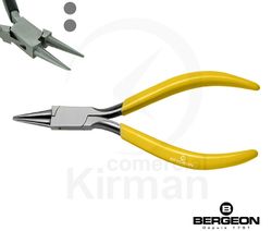 Alicate Acero Bergeon 20002 Puntas Redondas Estriadas