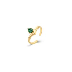Anillo Acero Dorado Mujer AAM0033DOMQ10 Abierto C. Piedra Mineral Onix Negro