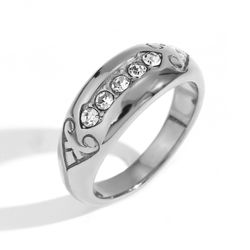 Anillo Acero Mujer AAZ0036RHCZ10 Circonitas