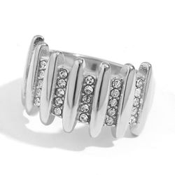 Anillo Acero Mujer AAZ0046RH10 Circonitas