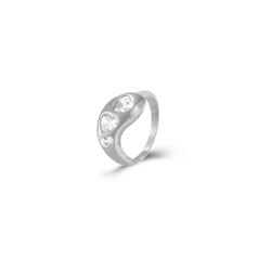 Anillo Acero Mujer AAZ0054RH12 Corazones Circonitas