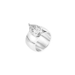 Anillo Acero Mujer AAZ0056RH12 Circonita