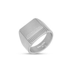 Anillo Acero Police PEAGF0041001 Logo Police En Brillo