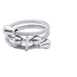 Anillo Acero R14172 Cruz