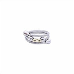Anillo Acero R14173GP Infinito Dorado