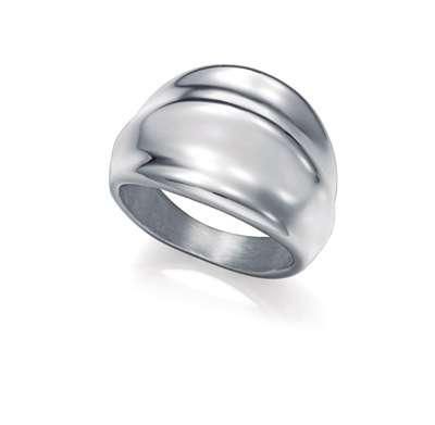 Anillo Acero Viceroy Mujer 15228A01200 Pulido En Brillo