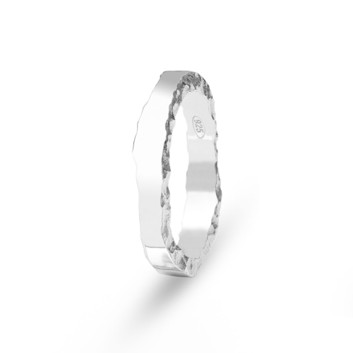 Anillo Alianza Plata Argent Basic ANRAB0410 Pulido En Brillo
