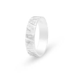 Anillo Alianza Plata Argent Basic ANRAB1210 Texturizado
