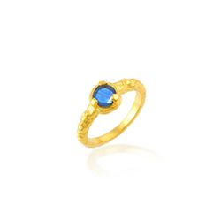 Anillo Bronce Dorado Mujer ABM0029DOLA10 Piedra Mineral Labradorita
