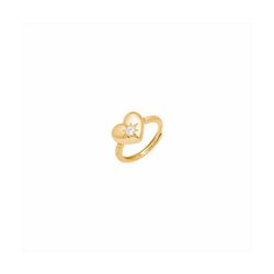 Anillo Bronce Dorado Mujer R27271GP Corazón C. Circonitas