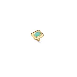 Anillo Bronce Dorado Sovrani J11874M17 Circonita Verde Agua