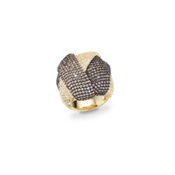 Anillo Bronce Dorado Sovrani J12252M17 Circonitas