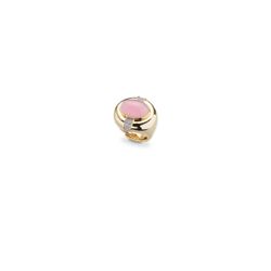 Anillo Bronce Dorado Sovrani J12287M13 Piedra Rosa & Circonitas