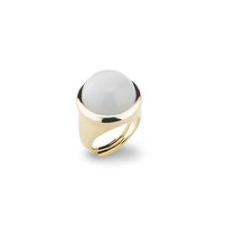 Anillo Bronce Dorado Sovrani J8250M17 Piedra Ojo De Gato Madre Perla