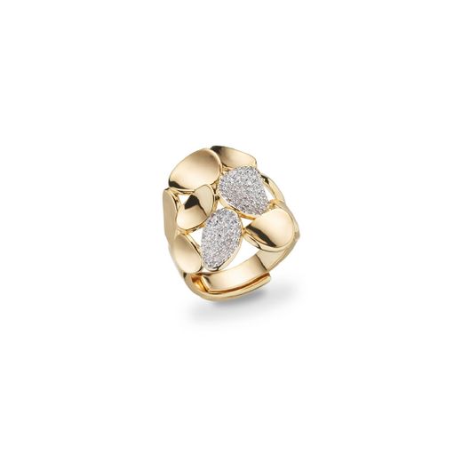 Anillo Bronce Sovrani Dorado J12250M17 Circonitas