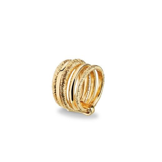 Anell Bronze Sovrani J9792M16 Daurat 5 Voltes Llautó