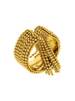 Anillo Marea Acero Dorado C03106/AD Malla Eslabones Colgantes