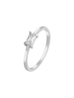 Anillo Marea Mujer Plata Circonita D02006/AA