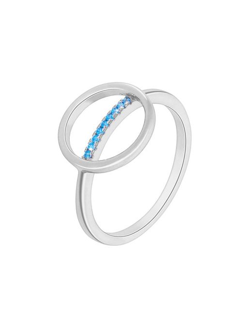 Bague Marea en argent D03806/AT avec cercle en zircone