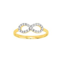 Anillo Metal Chapado En Oro Argyor MRM Mujer (CH)137545.1 Infinito C. Circonitas