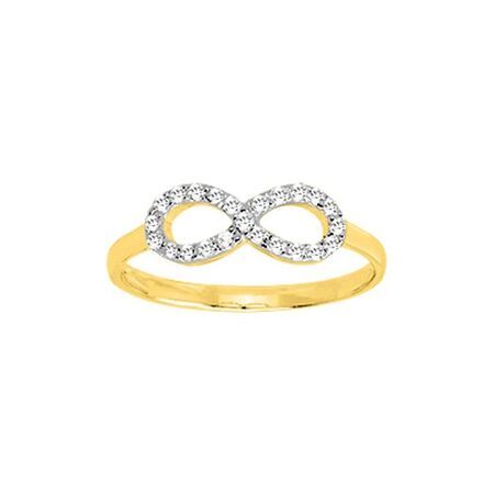 Anillo Metal Chapado En Oro Argyor MRM Mujer (CH)137545.1 Infinito C. Circonitas