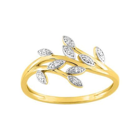 Anillo Metal Chapado En Oro Argyor MRM Mujer (CH)137635.1 Circonitas