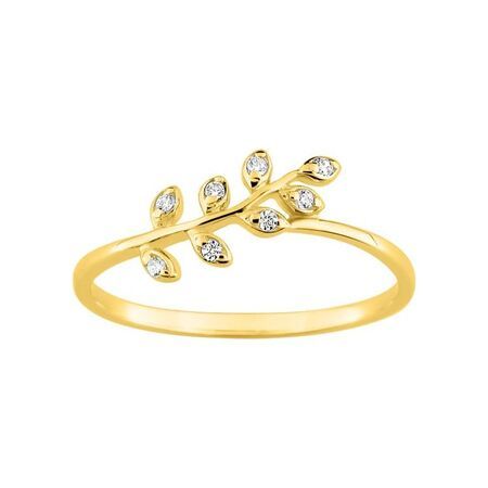 Anillo Metal Chapado En Oro Argyor MRM Mujer (CH)137727.1 Circonitas