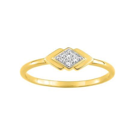 Anillo Metal Chapado En Oro Argyor MRM Mujer (CH)137866.1 Circonitas
