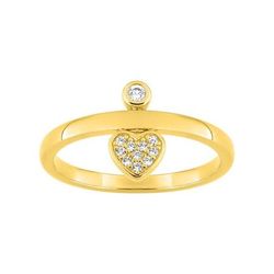 Anillo Metal Chapado En Oro Argyor MRM Mujer (CH)137977.1 Corazón C. Circonitas